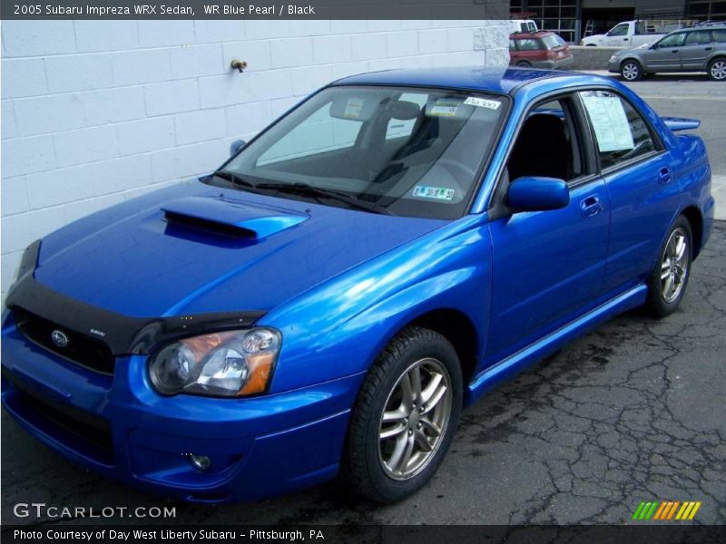 WR Blue Pearl / Black 2005 Subaru Impreza WRX Sedan