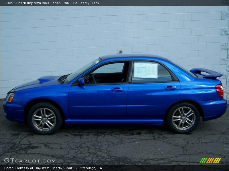 WR Blue Pearl / Black 2005 Subaru Impreza WRX Sedan