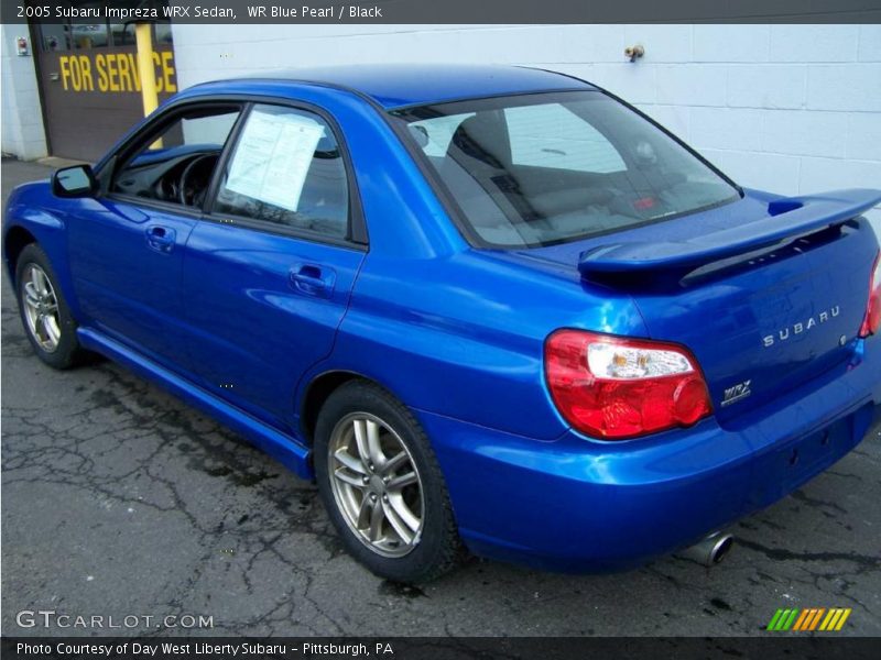 WR Blue Pearl / Black 2005 Subaru Impreza WRX Sedan