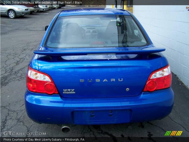 WR Blue Pearl / Black 2005 Subaru Impreza WRX Sedan