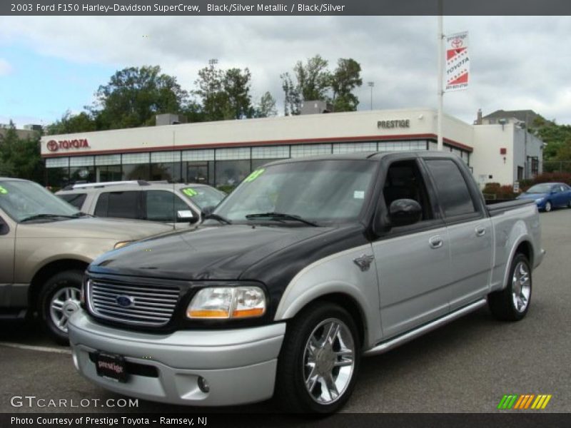 Black/Silver Metallic / Black/Silver 2003 Ford F150 Harley-Davidson SuperCrew