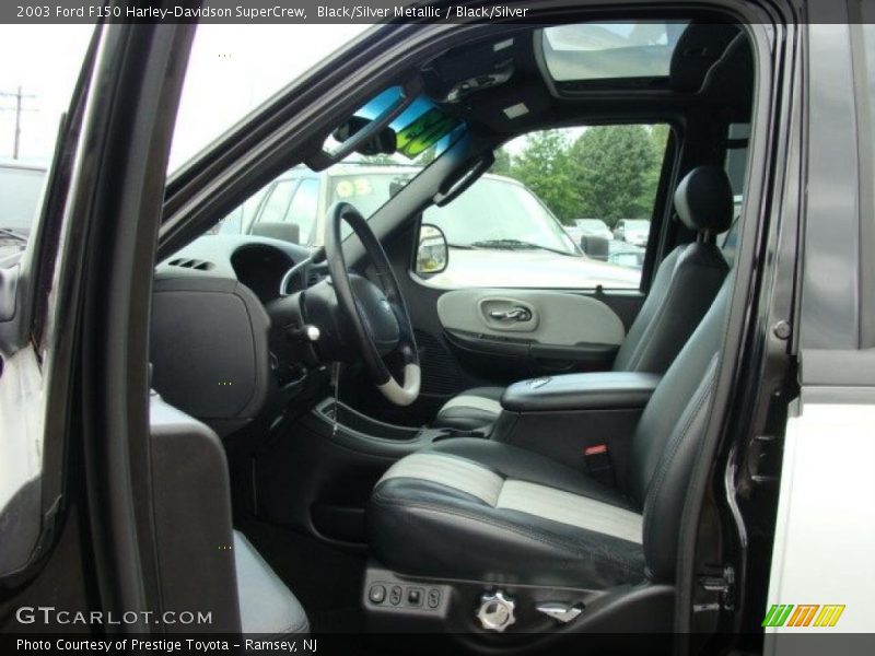 Black/Silver Metallic / Black/Silver 2003 Ford F150 Harley-Davidson SuperCrew
