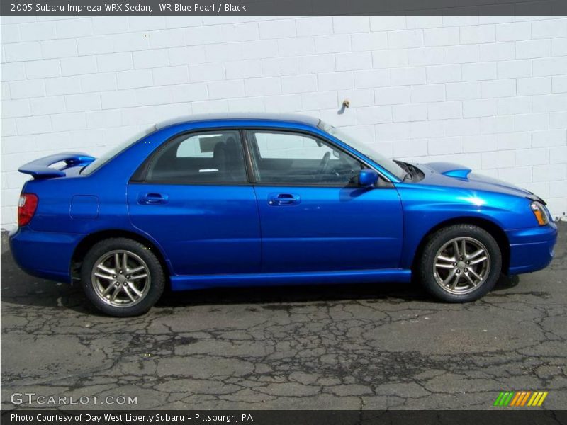 WR Blue Pearl / Black 2005 Subaru Impreza WRX Sedan