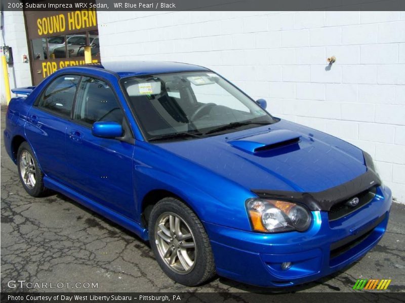 WR Blue Pearl / Black 2005 Subaru Impreza WRX Sedan
