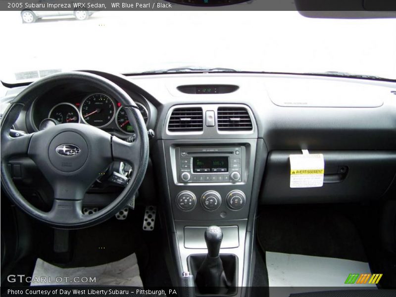 WR Blue Pearl / Black 2005 Subaru Impreza WRX Sedan