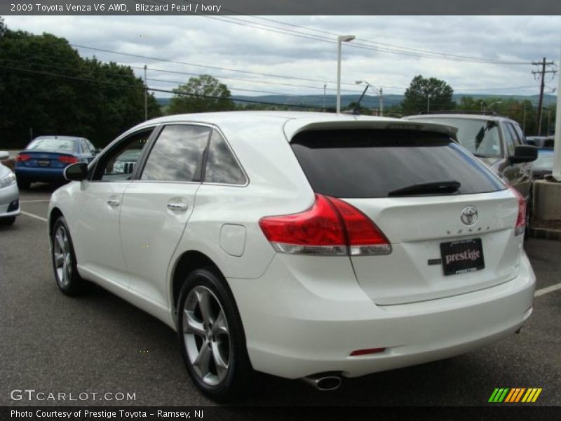 Blizzard Pearl / Ivory 2009 Toyota Venza V6 AWD