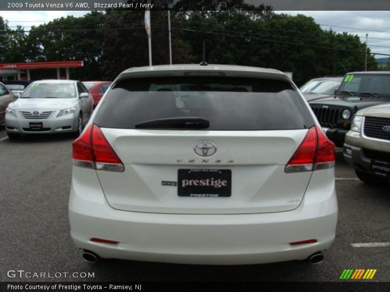 Blizzard Pearl / Ivory 2009 Toyota Venza V6 AWD