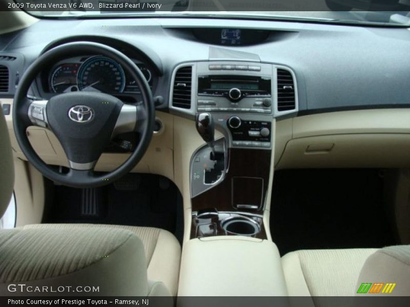 Blizzard Pearl / Ivory 2009 Toyota Venza V6 AWD
