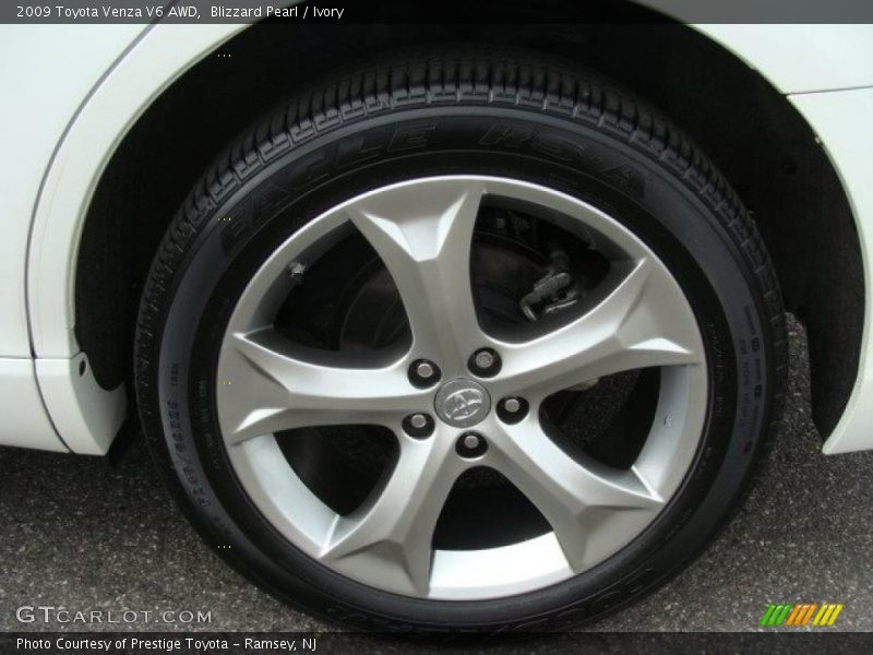 Blizzard Pearl / Ivory 2009 Toyota Venza V6 AWD