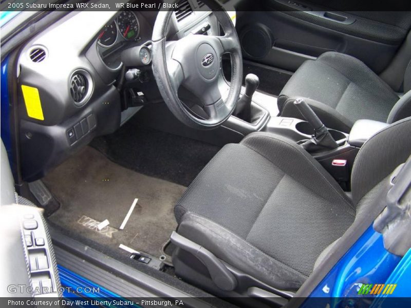 WR Blue Pearl / Black 2005 Subaru Impreza WRX Sedan