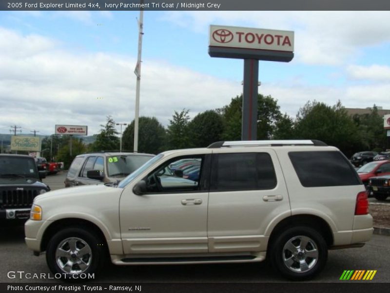 Ivory Parchment Tri Coat / Midnight Grey 2005 Ford Explorer Limited 4x4