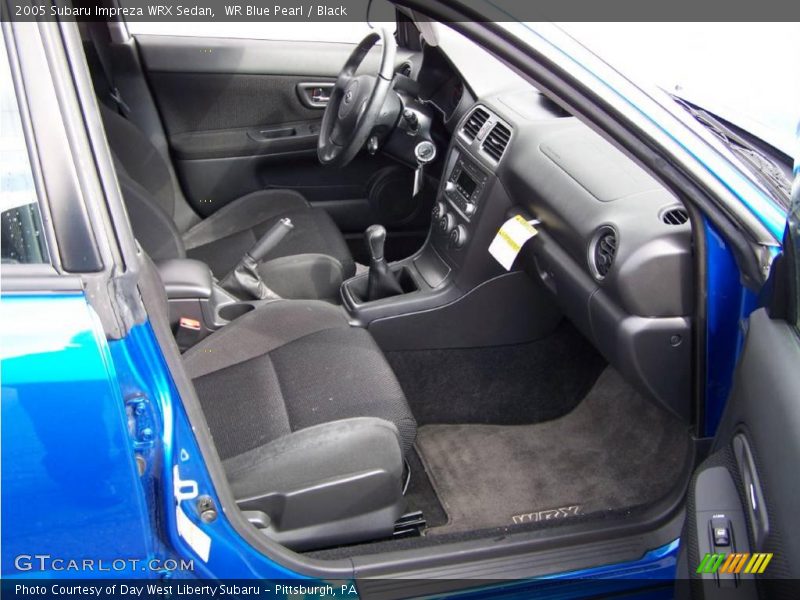 WR Blue Pearl / Black 2005 Subaru Impreza WRX Sedan