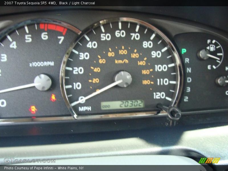 Black / Light Charcoal 2007 Toyota Sequoia SR5 4WD
