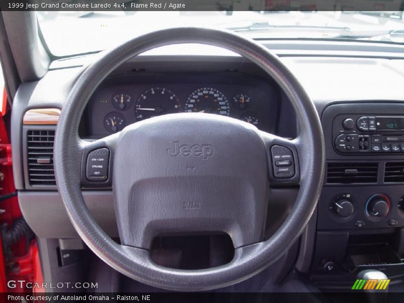 Flame Red / Agate 1999 Jeep Grand Cherokee Laredo 4x4