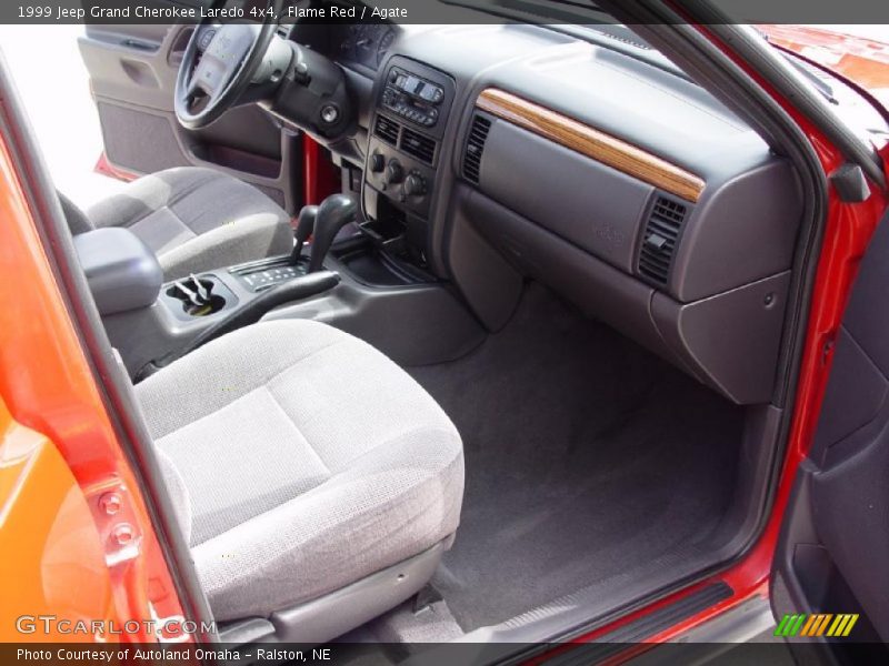 Flame Red / Agate 1999 Jeep Grand Cherokee Laredo 4x4