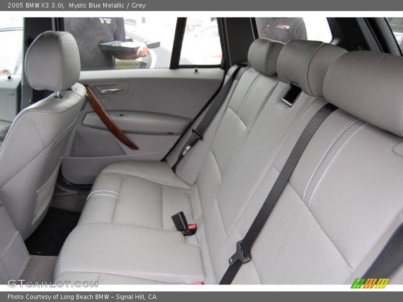Mystic Blue Metallic / Grey 2005 BMW X3 3.0i