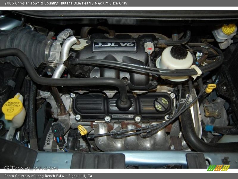 Butane Blue Pearl / Medium Slate Gray 2006 Chrysler Town & Country