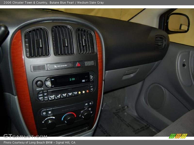 Butane Blue Pearl / Medium Slate Gray 2006 Chrysler Town & Country