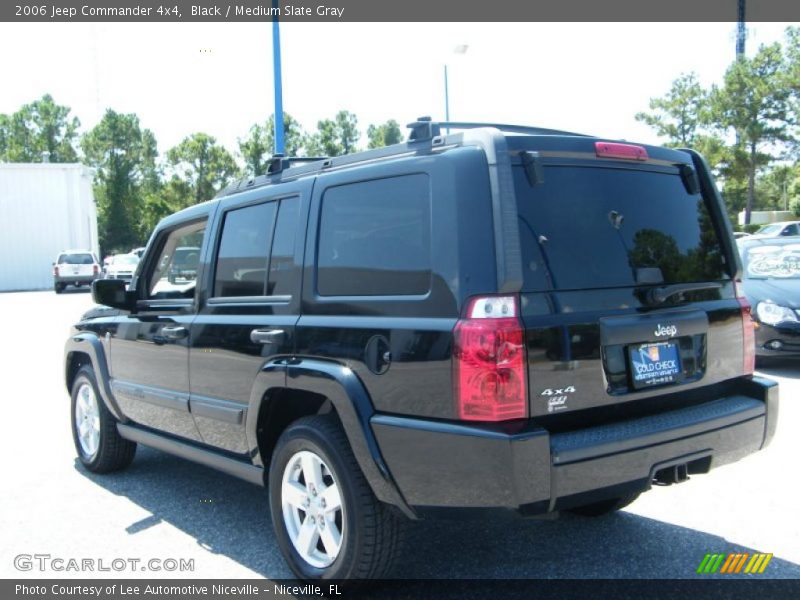 Black / Medium Slate Gray 2006 Jeep Commander 4x4