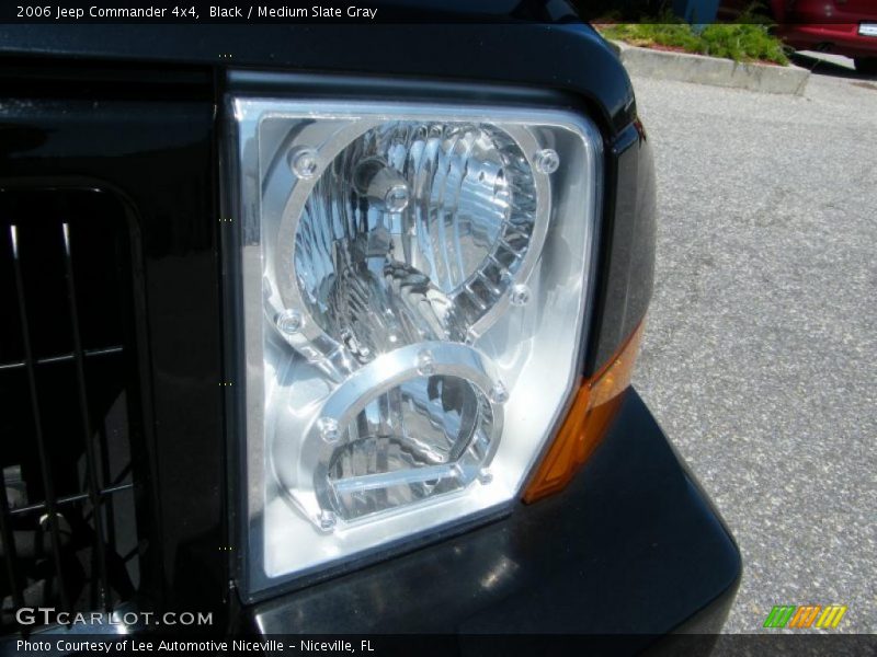 Black / Medium Slate Gray 2006 Jeep Commander 4x4