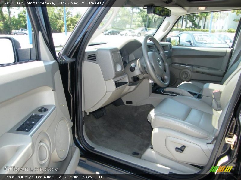 Black / Medium Slate Gray 2006 Jeep Commander 4x4