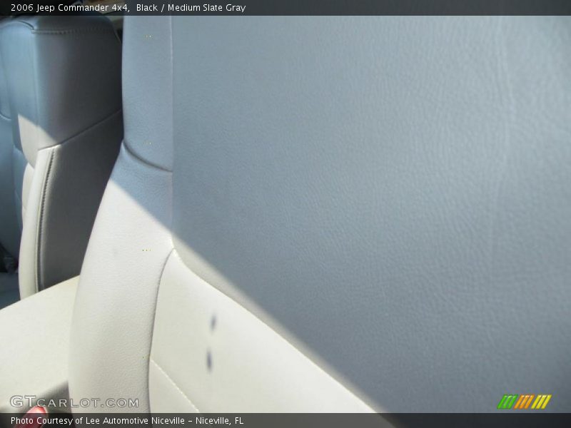 Black / Medium Slate Gray 2006 Jeep Commander 4x4