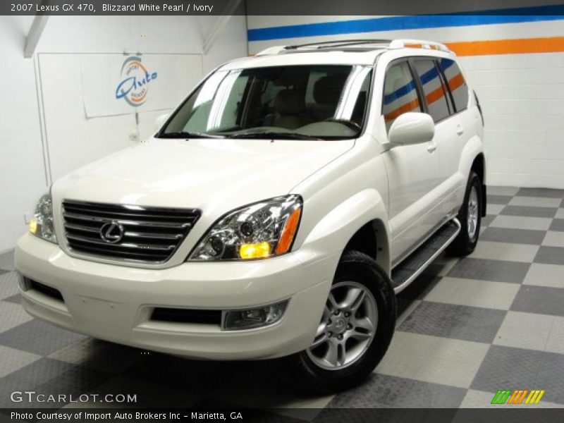 Blizzard White Pearl / Ivory 2007 Lexus GX 470