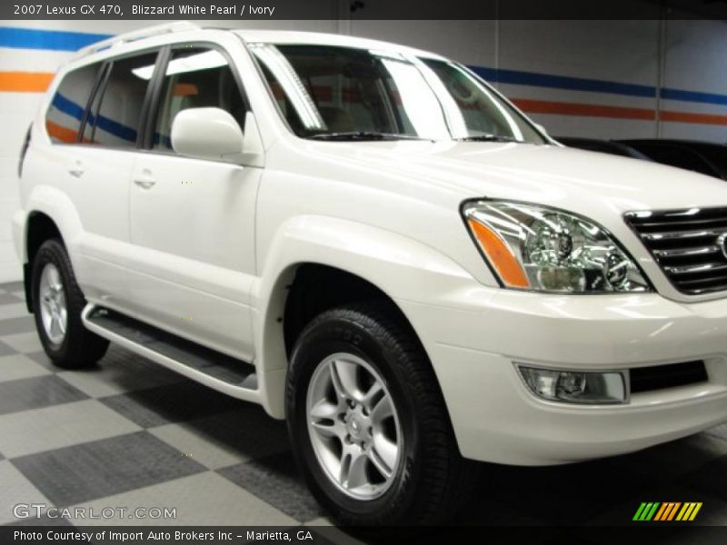Blizzard White Pearl / Ivory 2007 Lexus GX 470