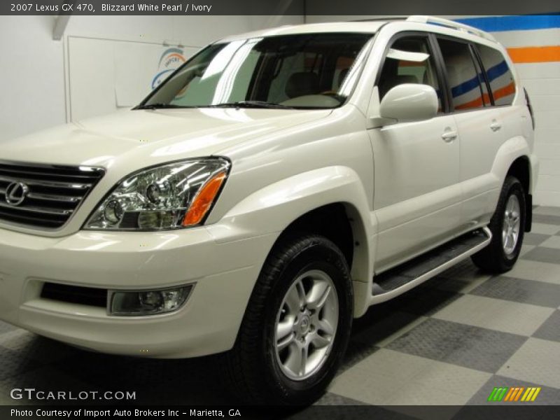 Blizzard White Pearl / Ivory 2007 Lexus GX 470