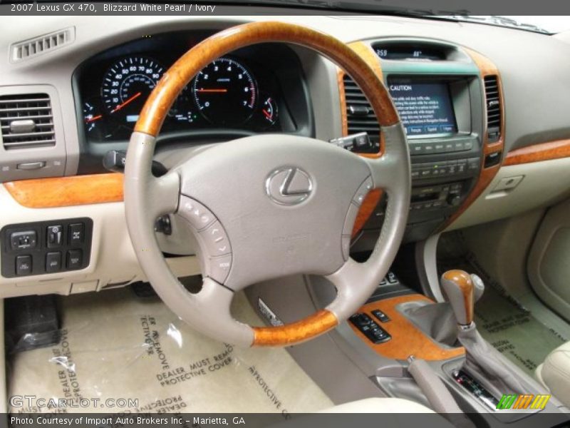 Blizzard White Pearl / Ivory 2007 Lexus GX 470