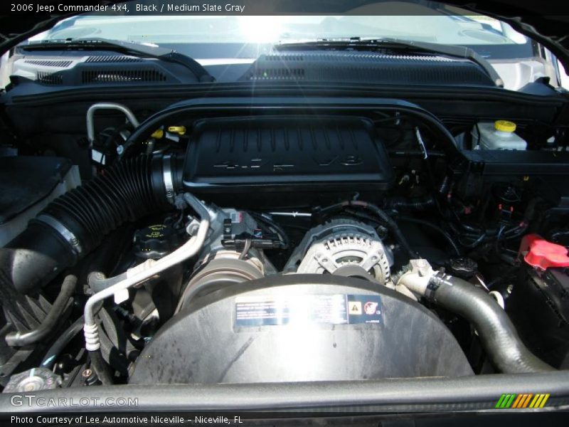 Black / Medium Slate Gray 2006 Jeep Commander 4x4