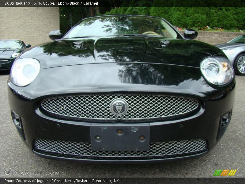 Ebony Black / Caramel 2009 Jaguar XK XKR Coupe
