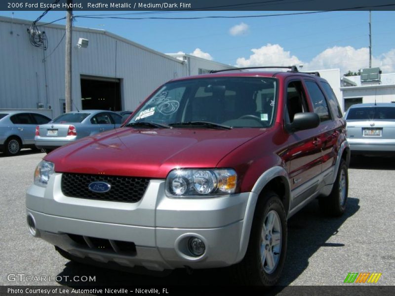 Redfire Metallic / Medium/Dark Flint 2006 Ford Escape Hybrid