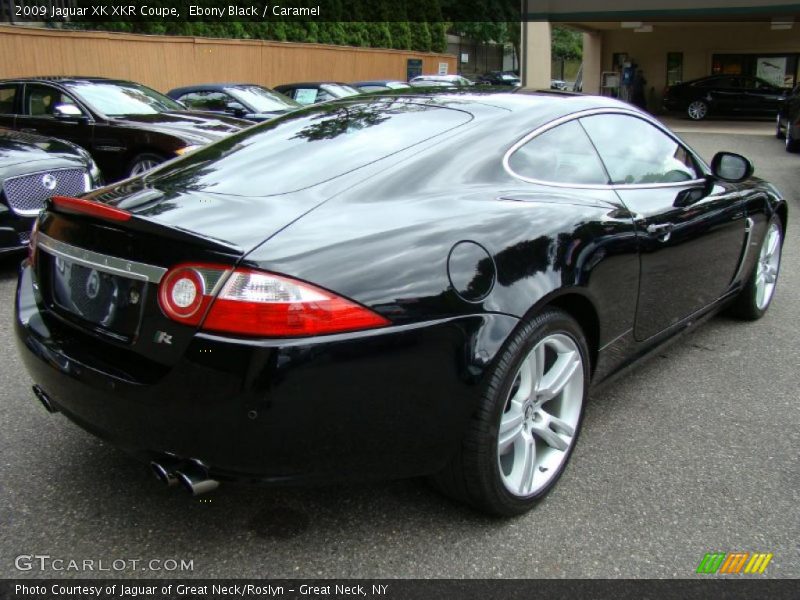 Ebony Black / Caramel 2009 Jaguar XK XKR Coupe