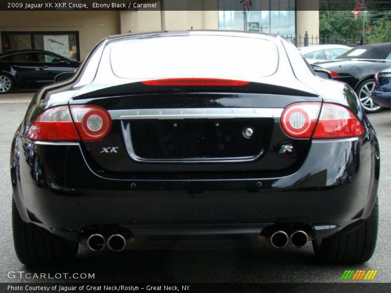 Ebony Black / Caramel 2009 Jaguar XK XKR Coupe