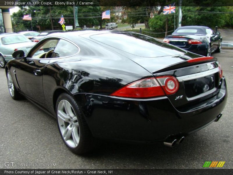 Ebony Black / Caramel 2009 Jaguar XK XKR Coupe