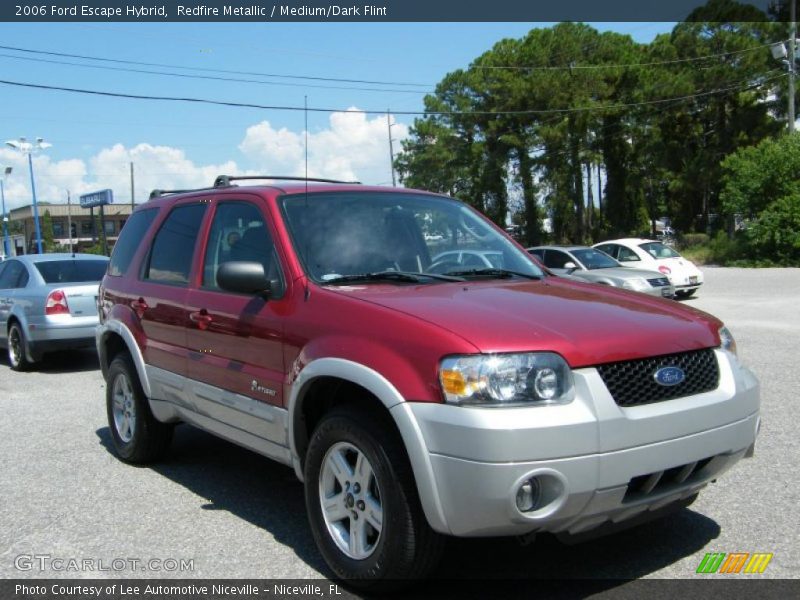 Redfire Metallic / Medium/Dark Flint 2006 Ford Escape Hybrid