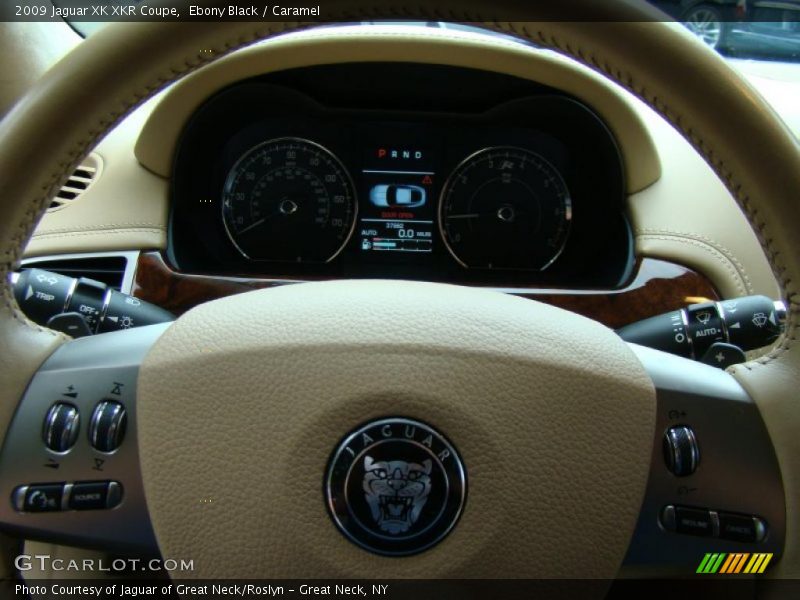 Ebony Black / Caramel 2009 Jaguar XK XKR Coupe