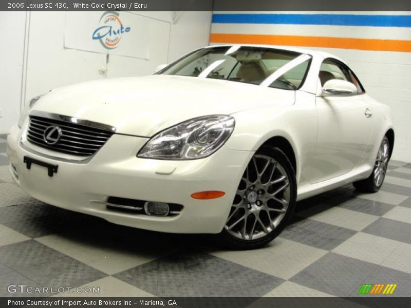 White Gold Crystal / Ecru 2006 Lexus SC 430