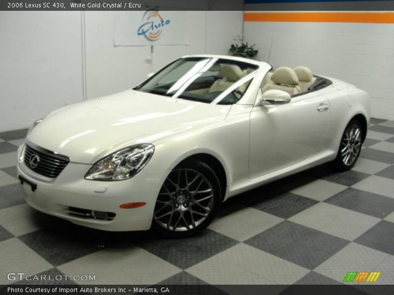 White Gold Crystal / Ecru 2006 Lexus SC 430