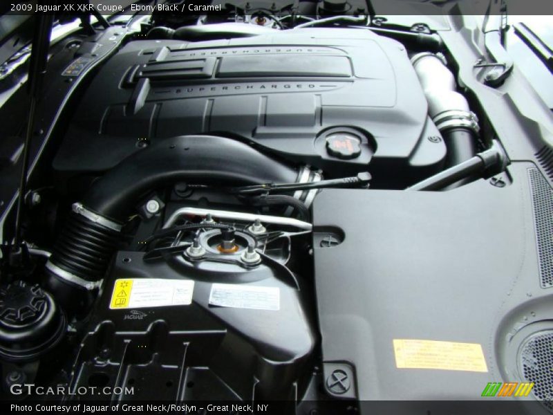 Ebony Black / Caramel 2009 Jaguar XK XKR Coupe