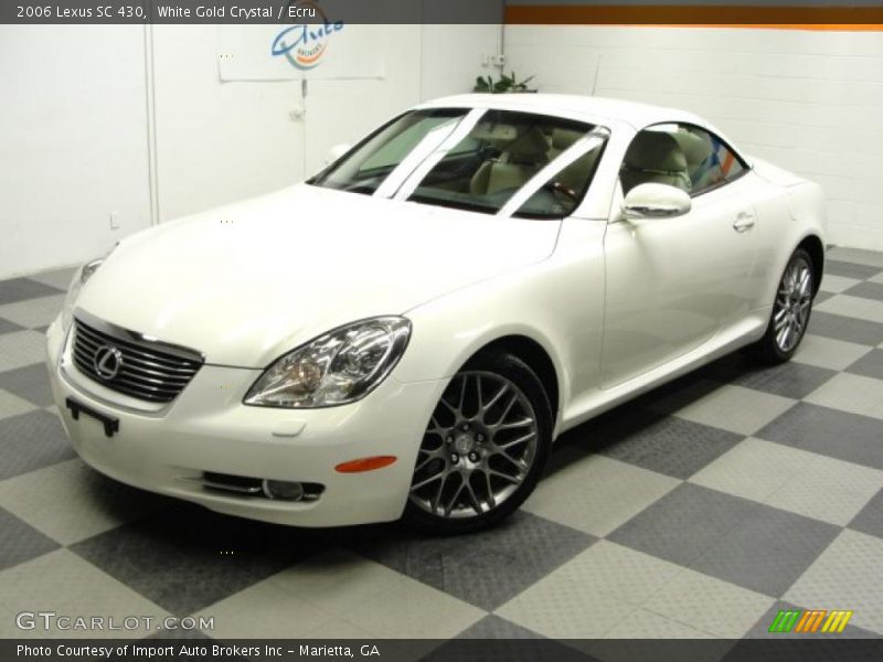 White Gold Crystal / Ecru 2006 Lexus SC 430