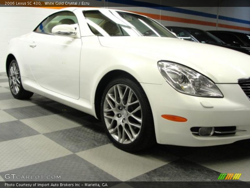 White Gold Crystal / Ecru 2006 Lexus SC 430