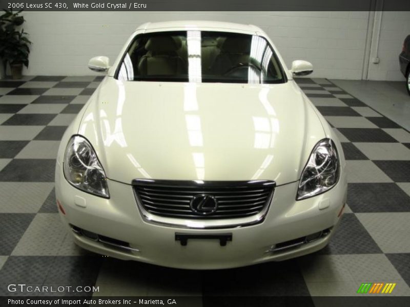 White Gold Crystal / Ecru 2006 Lexus SC 430
