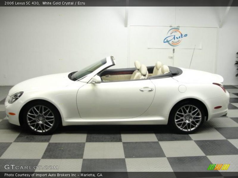 White Gold Crystal / Ecru 2006 Lexus SC 430