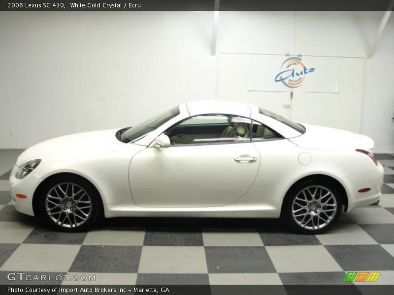 White Gold Crystal / Ecru 2006 Lexus SC 430