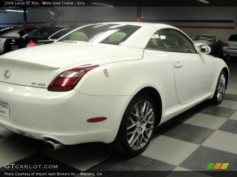 White Gold Crystal / Ecru 2006 Lexus SC 430