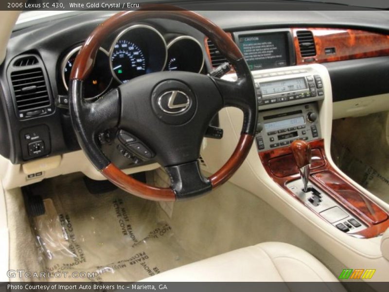 White Gold Crystal / Ecru 2006 Lexus SC 430