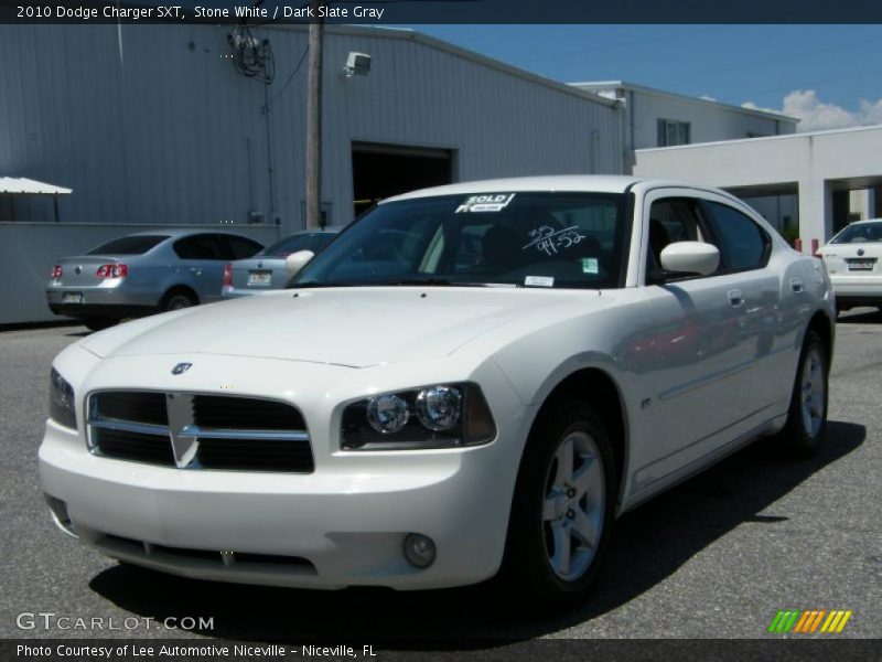 Stone White / Dark Slate Gray 2010 Dodge Charger SXT