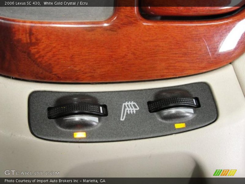 White Gold Crystal / Ecru 2006 Lexus SC 430